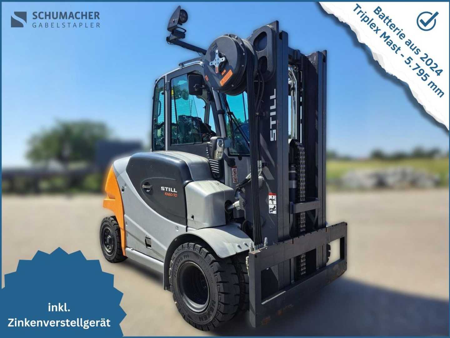 Used Forklift Truck STILL RX60-70 | Batterie 2024 ELEKTRO VIERRADFRONTSTAPLER (13064553)